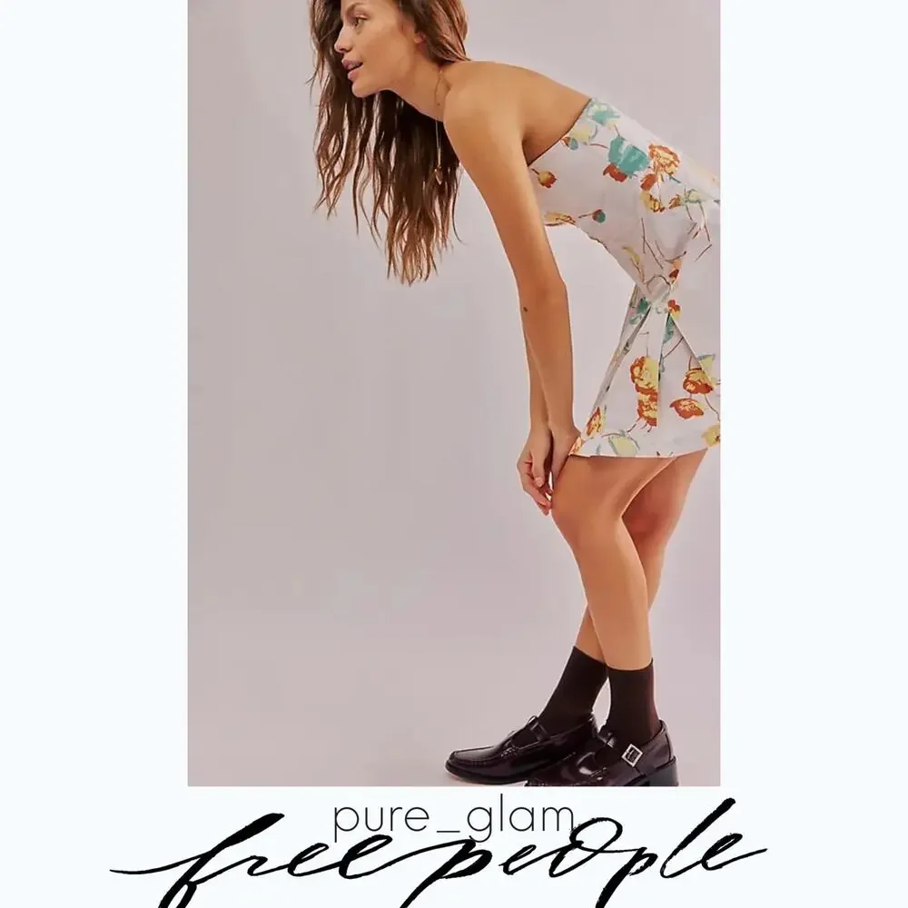 Free People floral mini dress